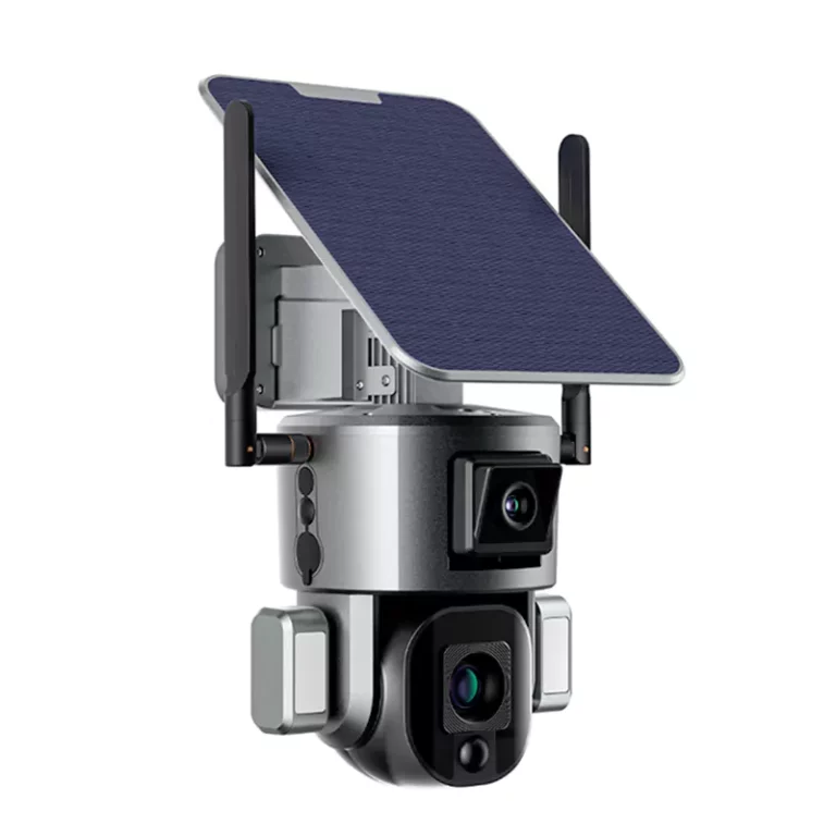4K Solar Powered Dual Lens 4G&WiFi Human Tracking Outdoor Dual Linkage Battery Floodllight PTZ Camera BK-LD01D - Изображение 3