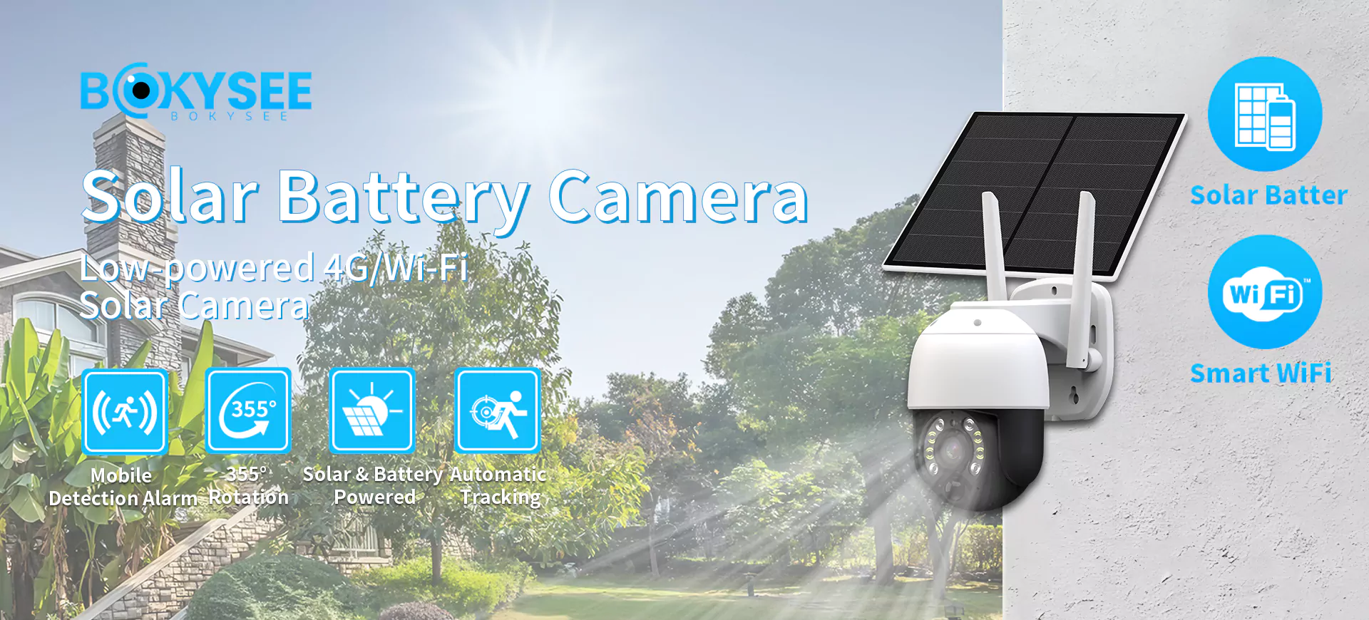 Revise Product Range Solar Battery Camera