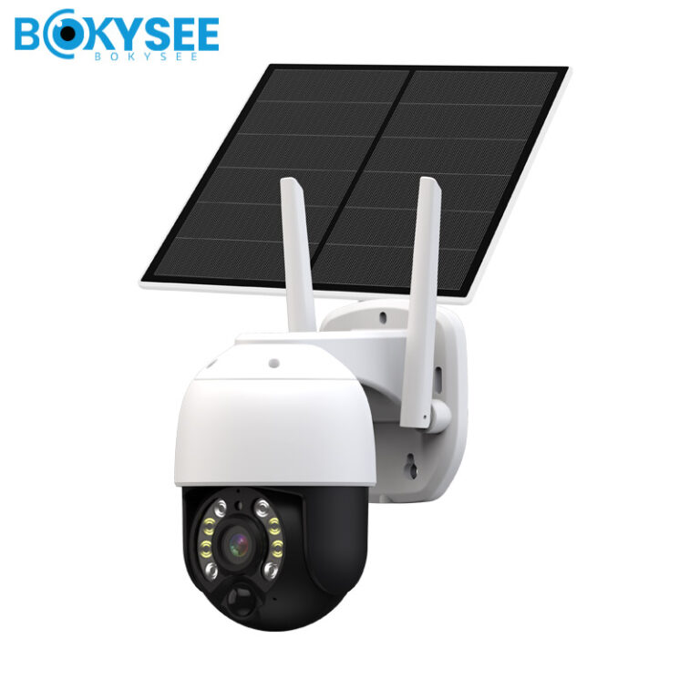 cctv camera with solar panel