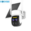 Bokysee 2K HD Dual Lens 5X Zoom Panoramic Viewing Full Colar WiFi Battery Cameras