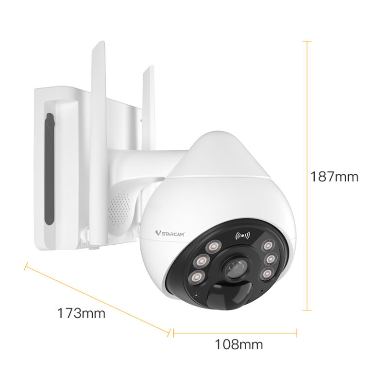 Bokysee Outdoor 4G Solar Low Power Battery PTZ Camera with Big Bracket - Imagen 8