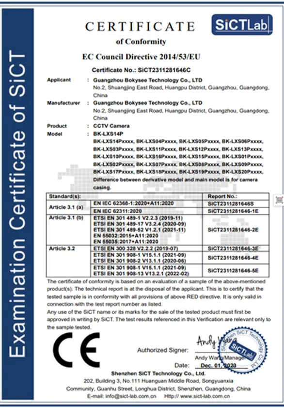 Certificación CE