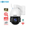 5-inch 4K 8MP Pan Tile Zoom 18X Wireless PTZ Security Cameras