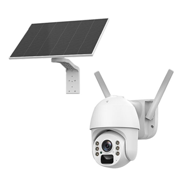 Best 4MP Full Metal 8W Solar Powered Wireless PTZ Security Camera - Image 3