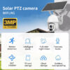 Best 4MP Full Metal 8W Solar Powered Wireless PTZ Security Camera - Imagen 4