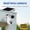 Dual Panels Dual Lens 4G Solar Outdoor Security Camera Wireless