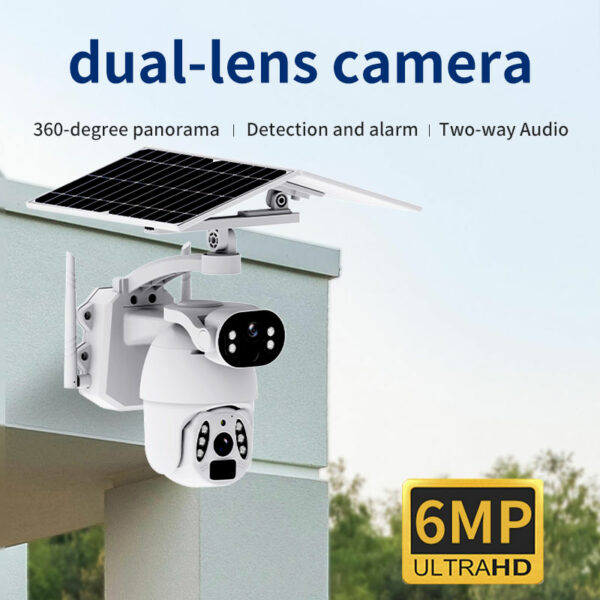 10X Zoom Dual Panel & Dual Lens 4G Solar Powered Security Cameras - Image 7