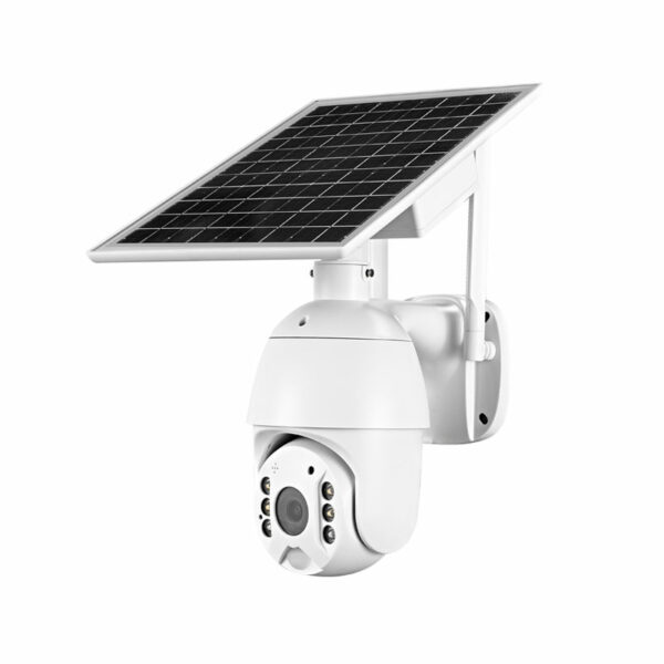 Cámaras IP CCTV PTZ de vigilancia con panel solar 4G y tarjeta SIM