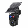 Outdoor Dual Lens Dual Screens Solar Wif&4G Ptz Security Camera - Image 2