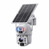 Outdoor Dual Lens Dual Screens Solar Wif&4G Ptz Security Camera - Image 3