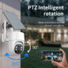 Solar Powered Wireless Outdoor PTZ Security Camera with AI Detection - Изображение 6
