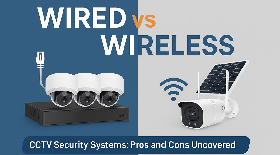 Wired vs Wireless CCTV Security Systems: Pros and Cons Uncovered