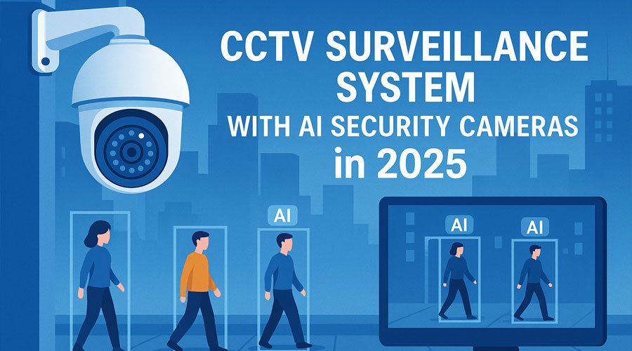 CCTV Surveillance System with AI Security Cameras in 2025