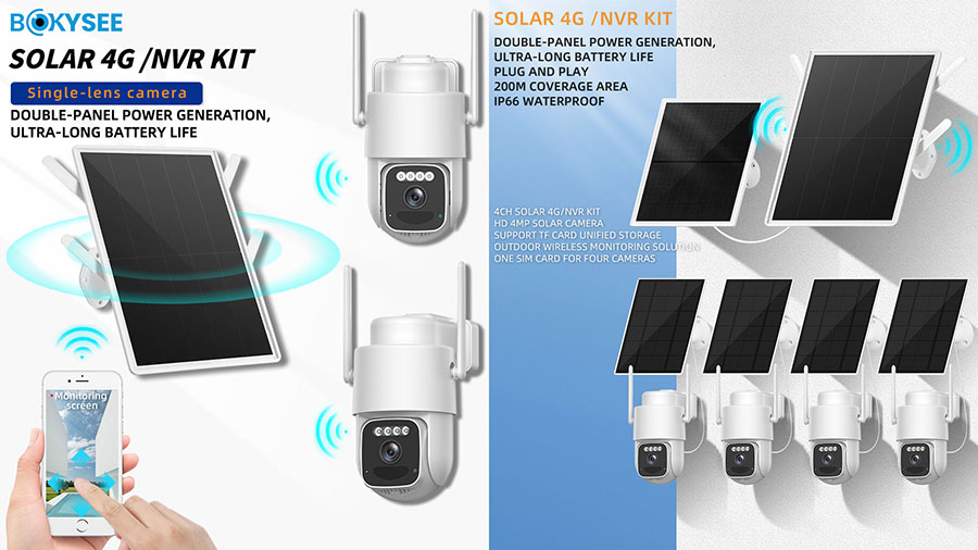 Off-Grid Solar 4G security camera : Why Bokysee's Solar 4G NVR Camera Kit Is the Best Surveillance Solution for Remote Areas