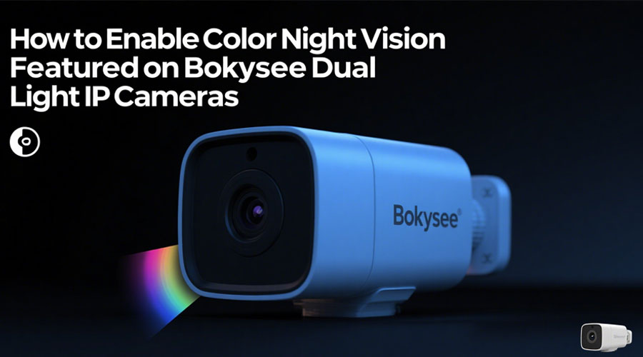 How to Enable Color Night Vision Featured on Bokysee Dual Light IP Cameras