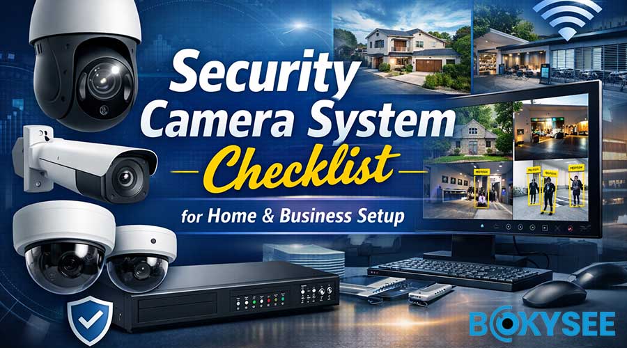 Security Camera System Checklist for Home & Business Setup
