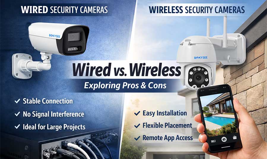 Wired vs Wireless Security Cameras: Pros and Cons