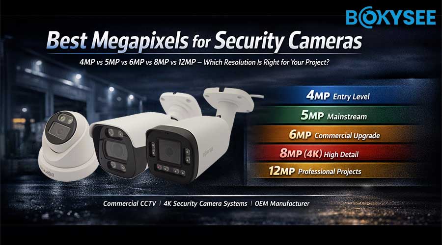 Best Megapixels for Security Cameras: 4MP vs 5MP vs 6MP vs 8MP vs 12MP