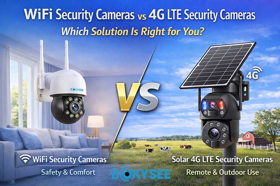 WiFi Security Cameras vs 4G LTE Security Cameras: Which Solution Is Right for You?