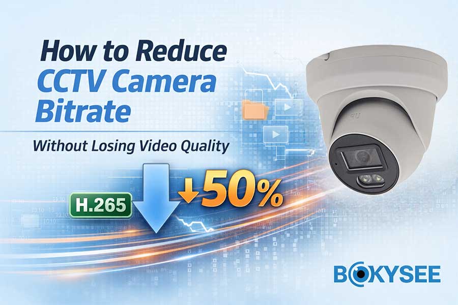 How to Reduce CCTV Camera Bitrate Without Losing Video Quality (2026 Guide)