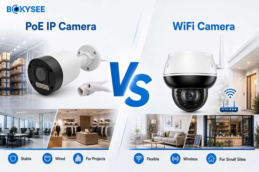 PoE IP Camera vs WiFi Camera: Which Is Better for Installers?