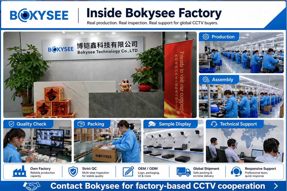 Inside Bokysee Factory Quality Control: How We Control CCTV Camera Quality