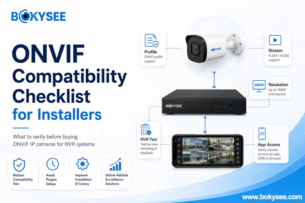 ONVIF IP Camera Compatibility: What Installers Should Check Before Buying