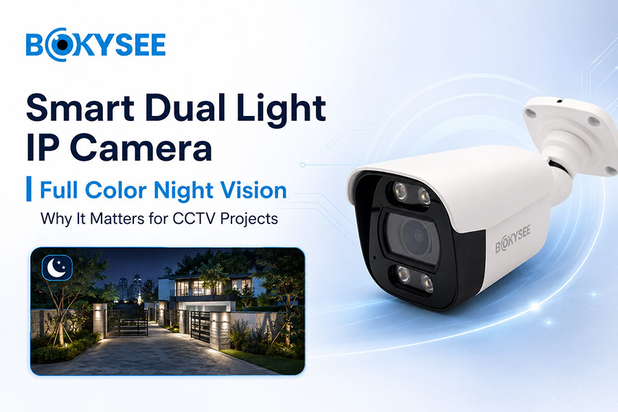 Smart Dual Light IP Camera for Full Color Night Vision: Why It Matters for CCTV Projects