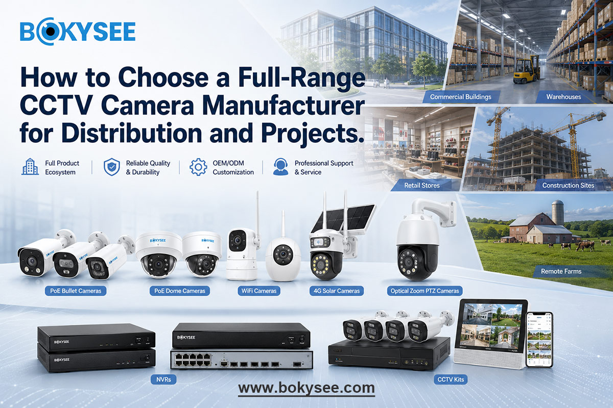 How to Choose a Full-Range CCTV Camera Manufacturer for Distribution and Projects