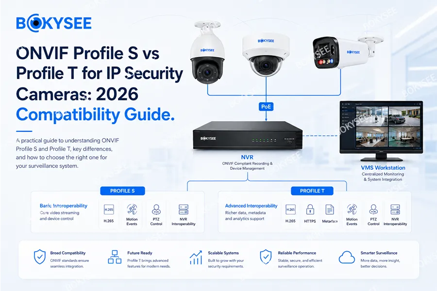 ONVIF Profile S vs Profile T for IP Security Cameras: 2026 Compatibility and Migration Guide