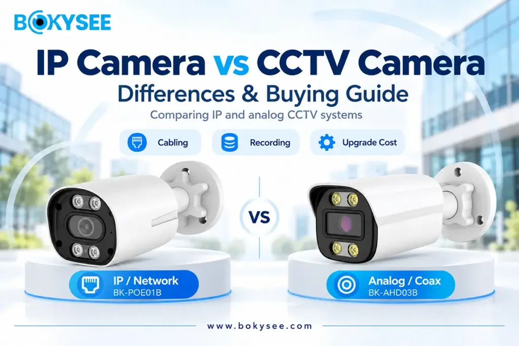 IP Camera vs CCTV Camera: Differences & Buying Guide